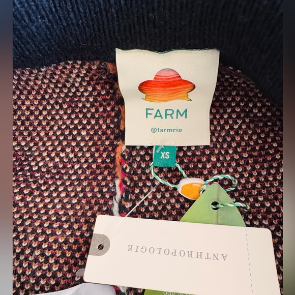 Farm Rio Winter Stripes Knit Joggers, Size XS - Picture 12 of 12